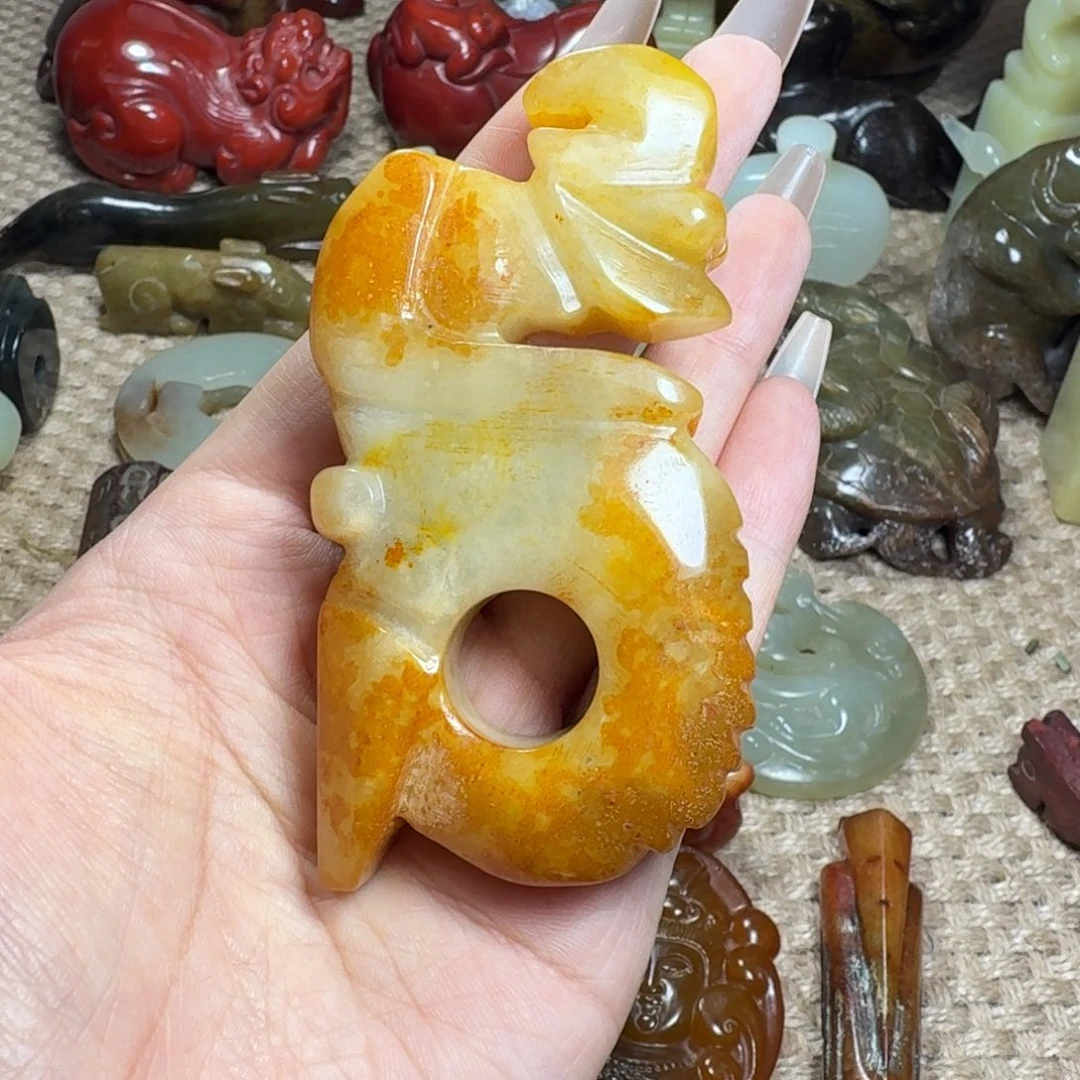 白玉菩提吊坠挂件