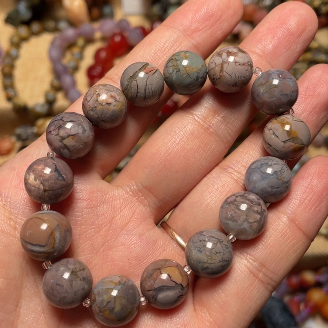 玛瑙/玉髓手链合金