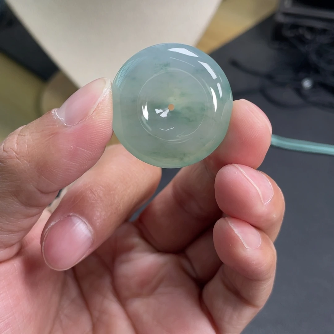 翡翠未镶嵌颈饰30.2-7.5