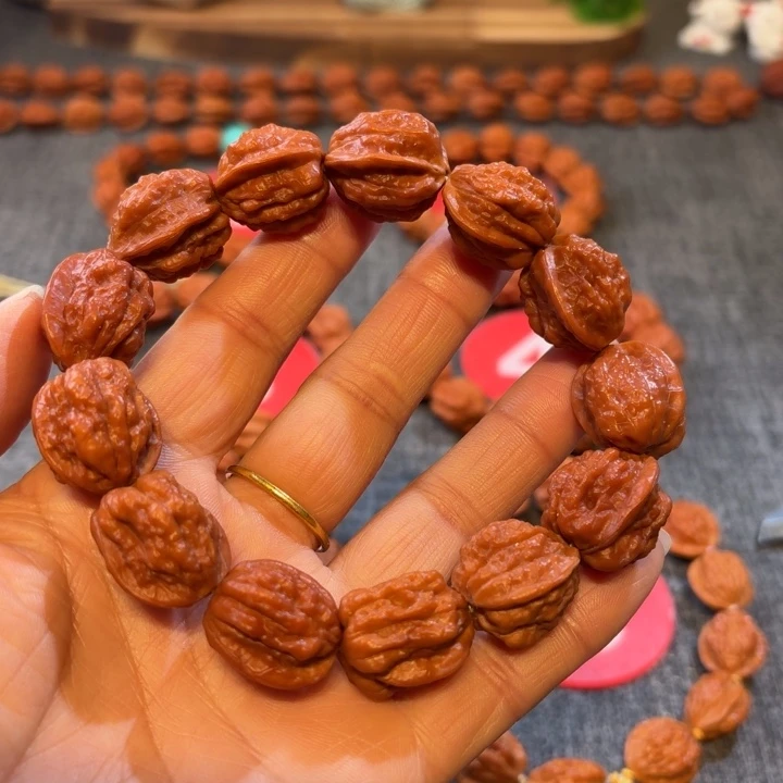 文玩核桃手串小金蟾