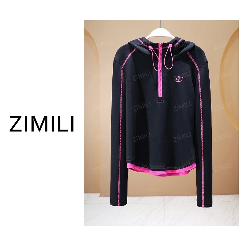 【亮哥欧货女装】冬季加厚《热感系列》高弹显瘦卫衣打底上衣26150-B5