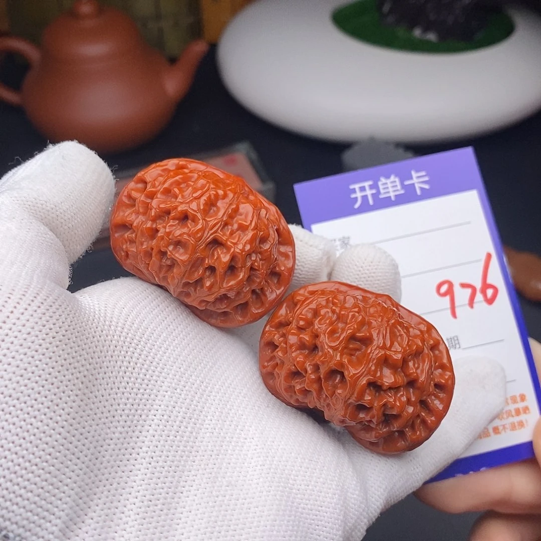 文玩核桃把件45宫灯976