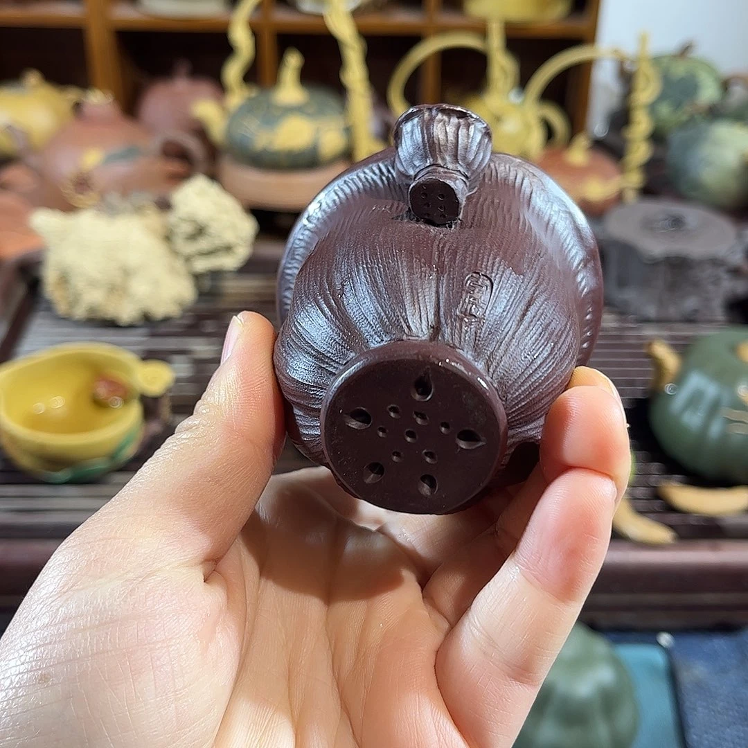 茶宠紫砂紫砂莲蓬