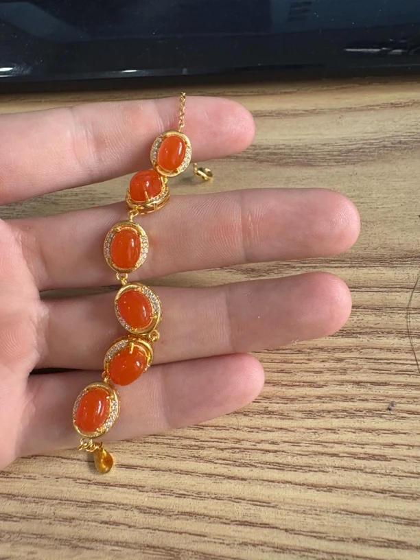 天然南红多样性发货手链114