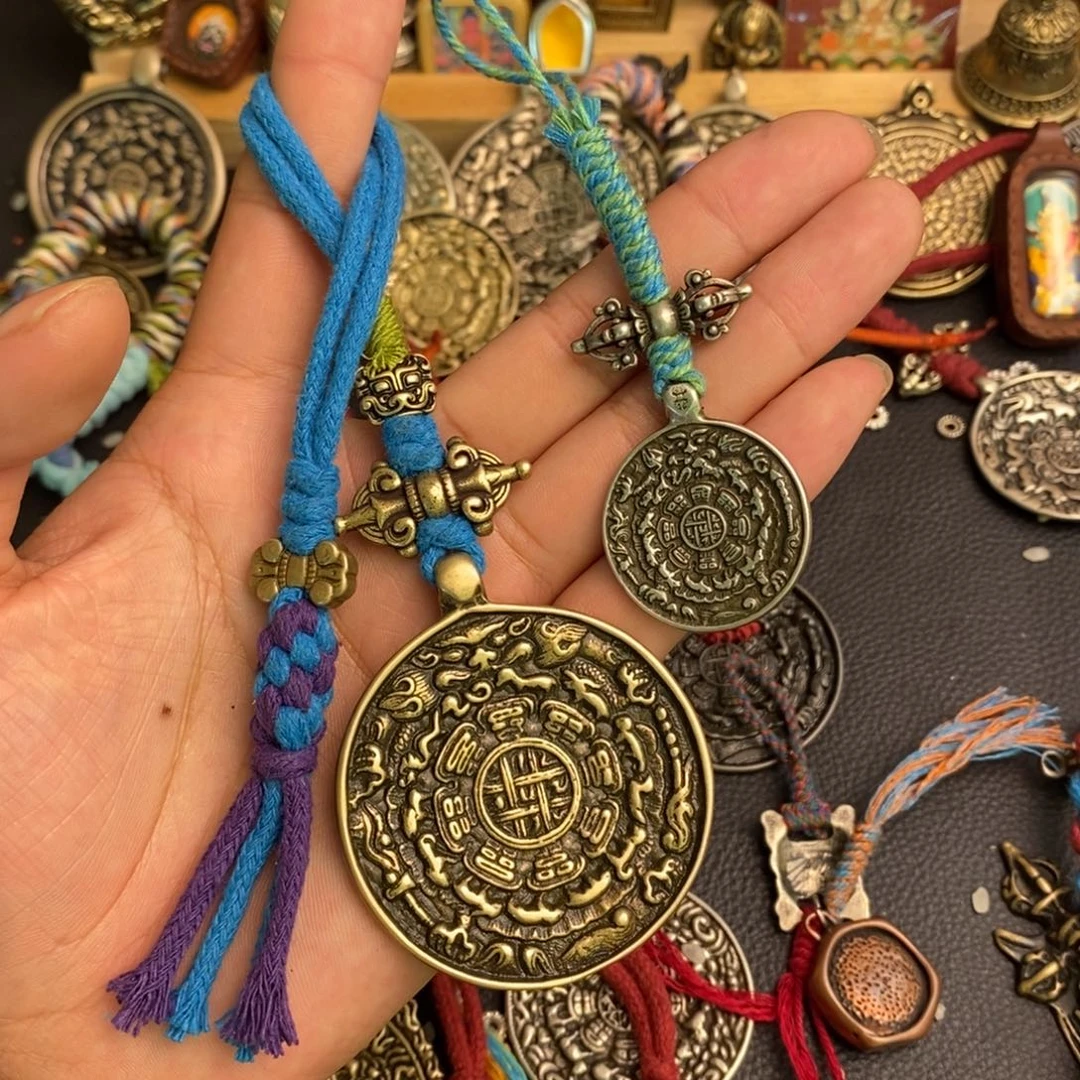 阔***少藏式风格九宫八卦牌