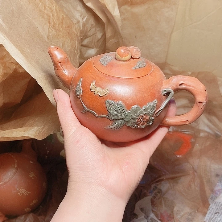 紫砂茶杯宜兴紫砂全手工制作