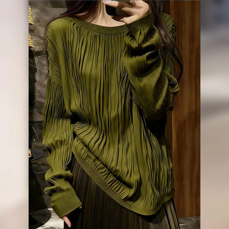 2025新款秋冬法式独特绝美高级感超好看气质上衣洋气设计感小衫女