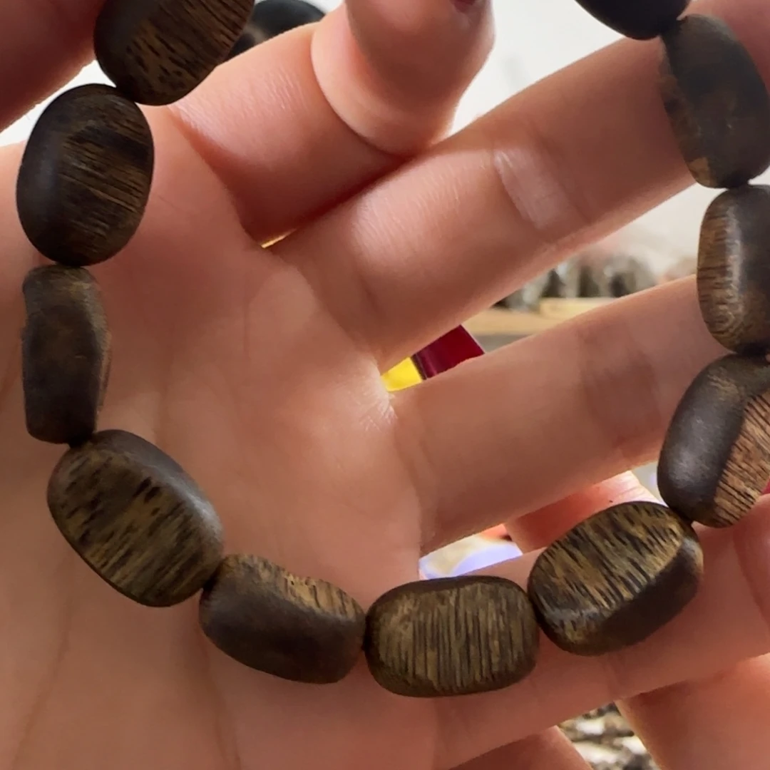 奇楠沉香手串留疤单圈6.8g发一