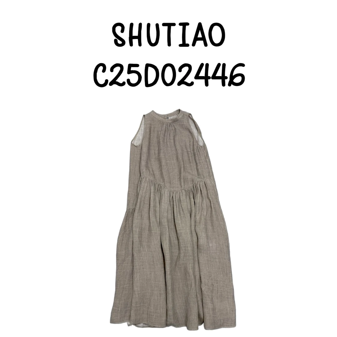【SHUTIAO】2025夏季：新款小众设计款连衣裙C25D02446