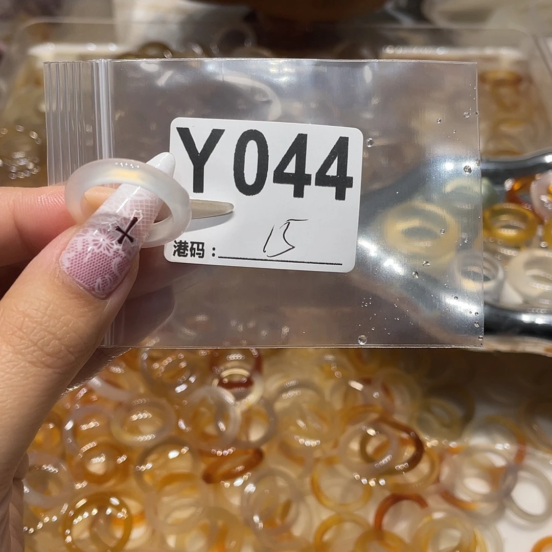 玛瑙/玉髓未镶嵌戒指044