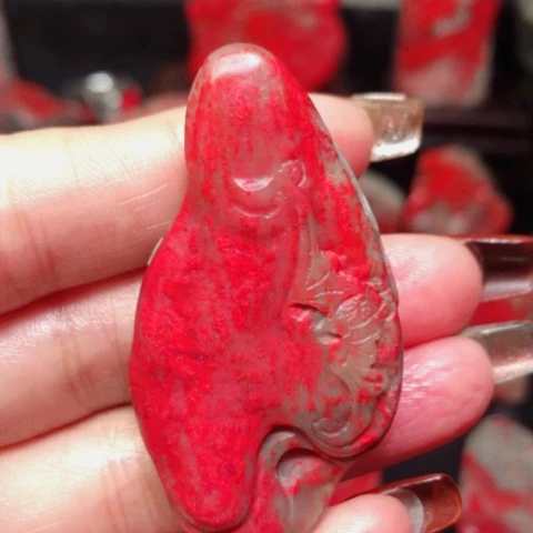 昌化鸡血石昌化鸡血石挂件