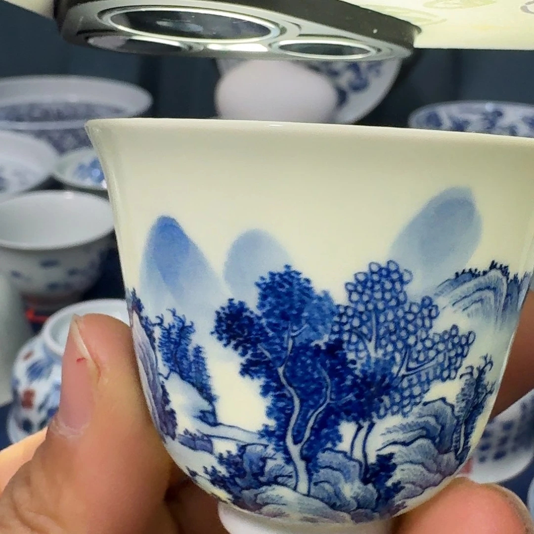 青风瓷影手工手绘