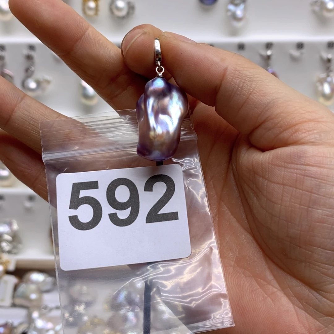 淡水珍珠颈饰银S925镶嵌W****?592