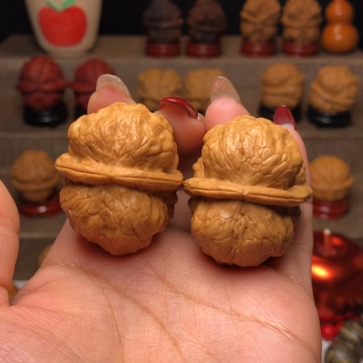 文玩核桃把件时*到55金蟾疙瘩包