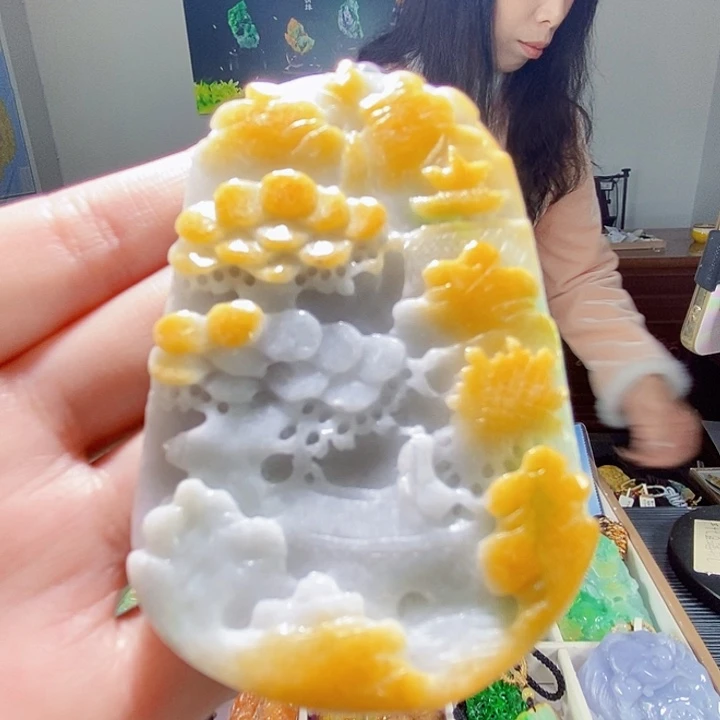 颈饰未镶嵌翡翠翡翠