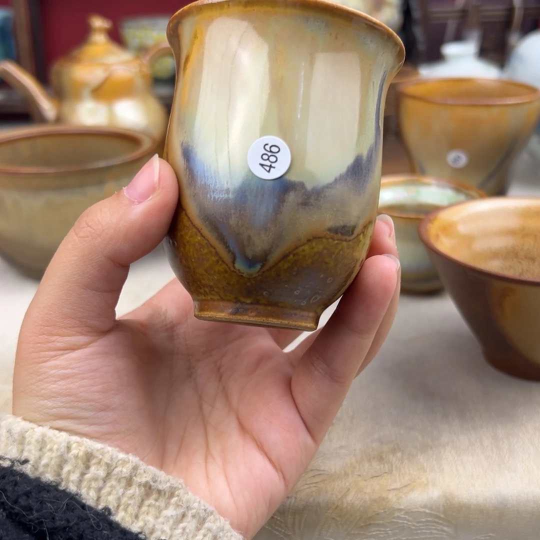 杯纯手工柴烧主人杯