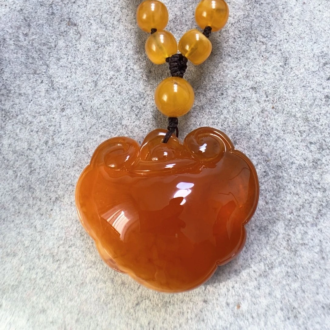 蜜蜡项链未镶嵌蜜蜡吊坠