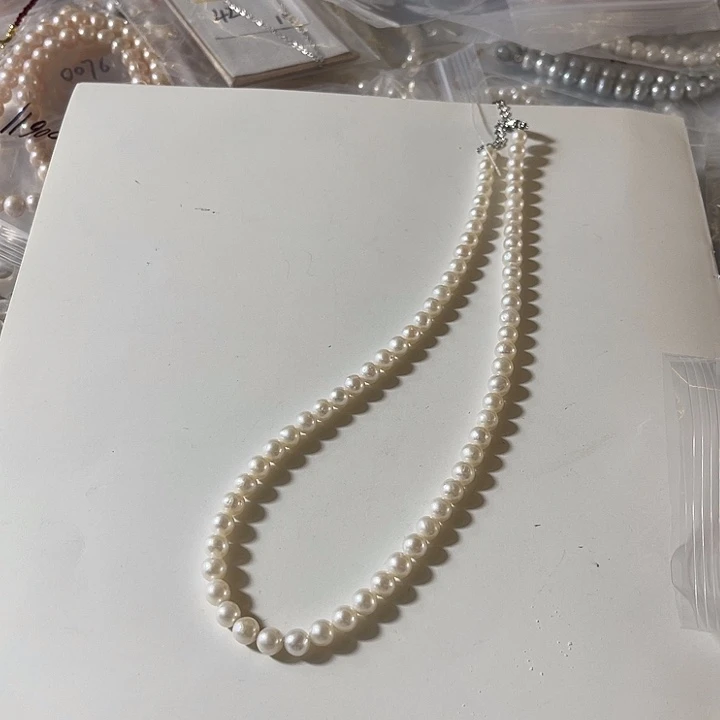 未镶嵌颈饰淡水珍珠00393