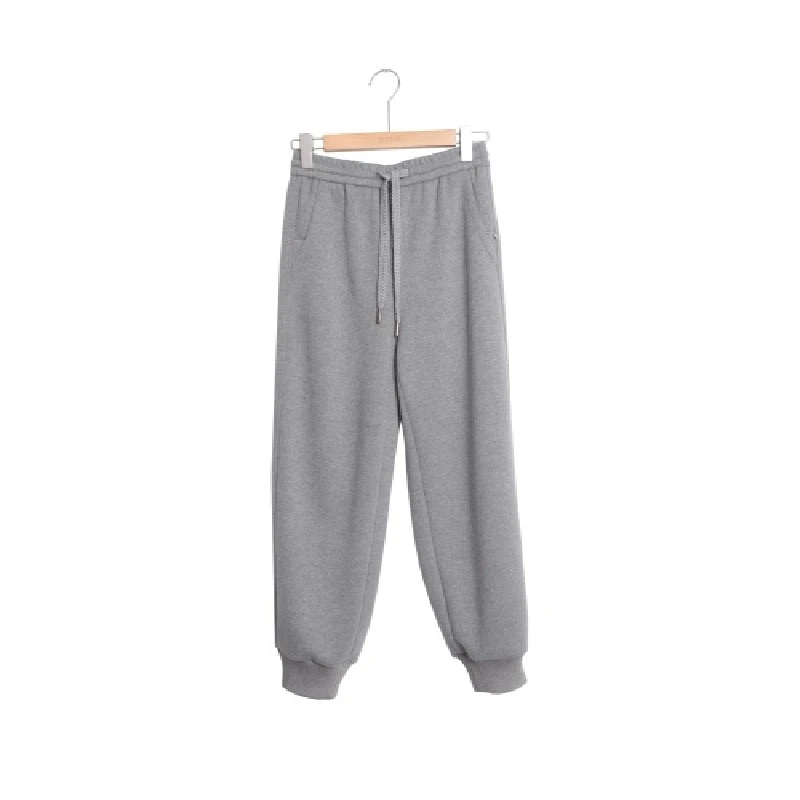 【达人专属】纯色休闲裤时尚直筒宽松秋季2J853501D