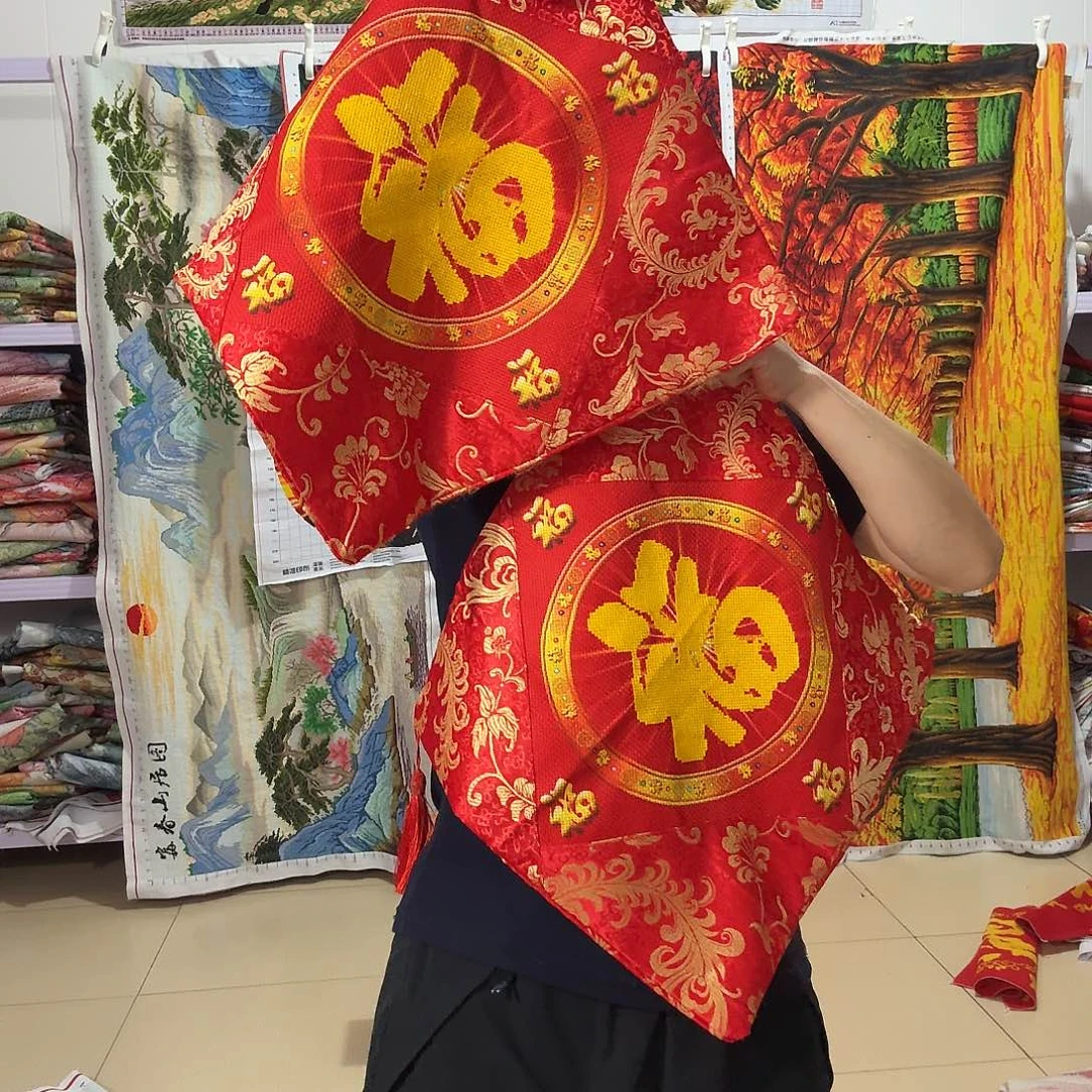 棉十字绣成品出售