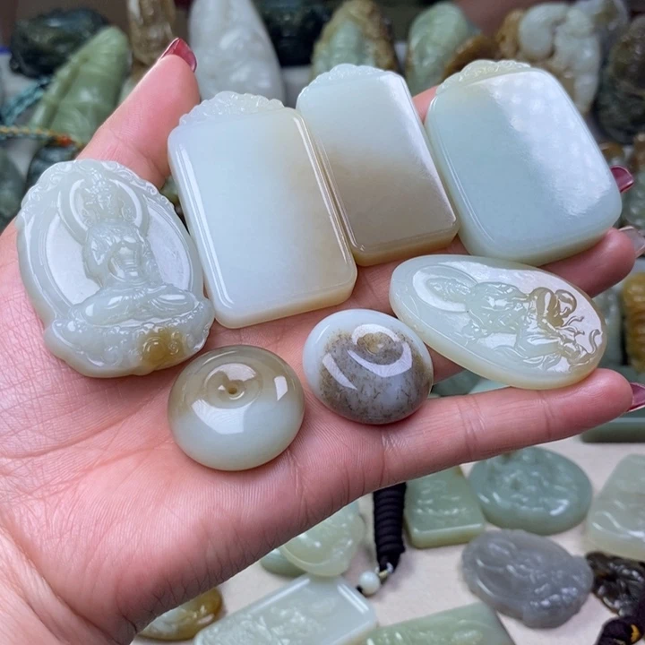 和田玉挂件未镶嵌S*J