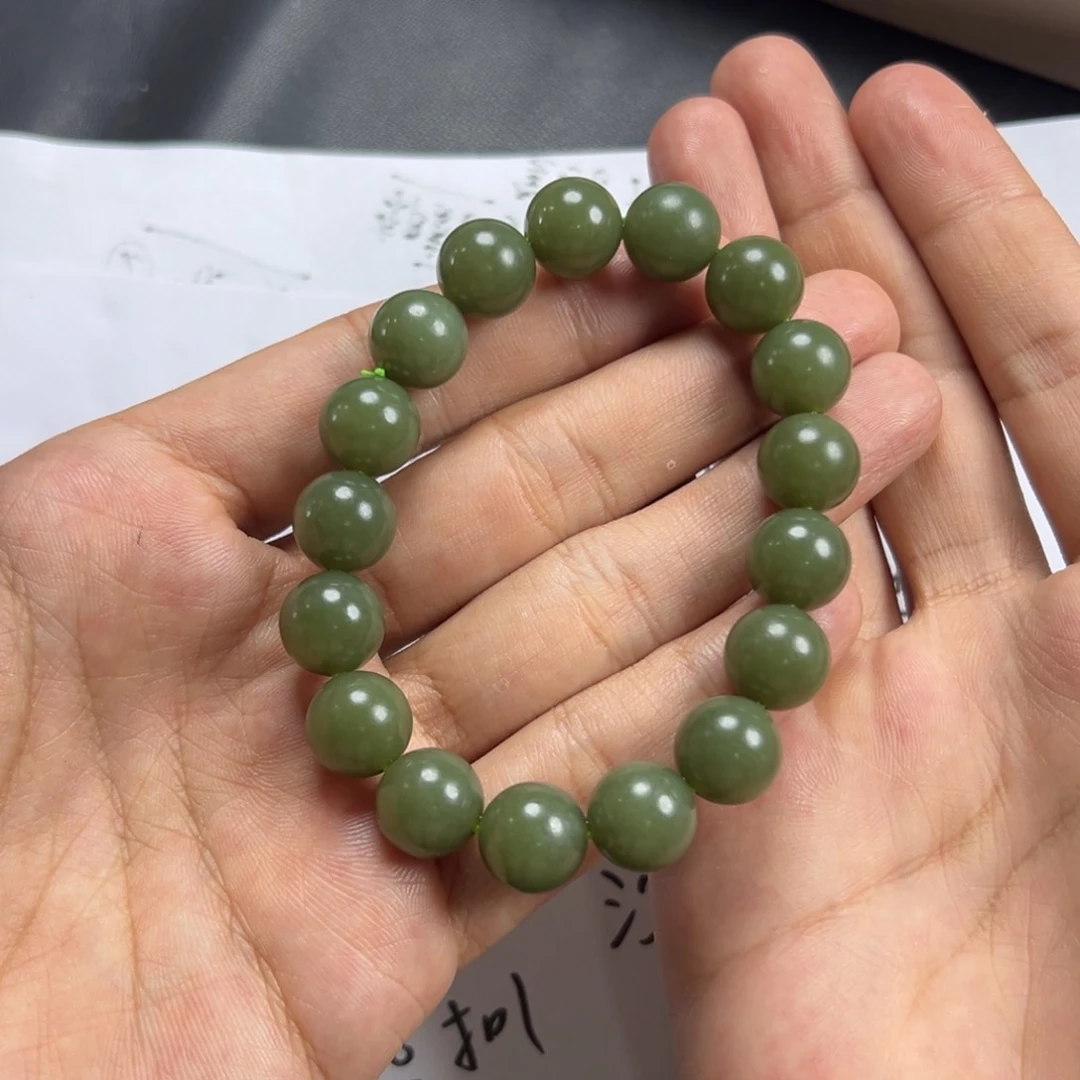 和田玉未镶嵌颈饰多样性新疆沙枣青卡12货头