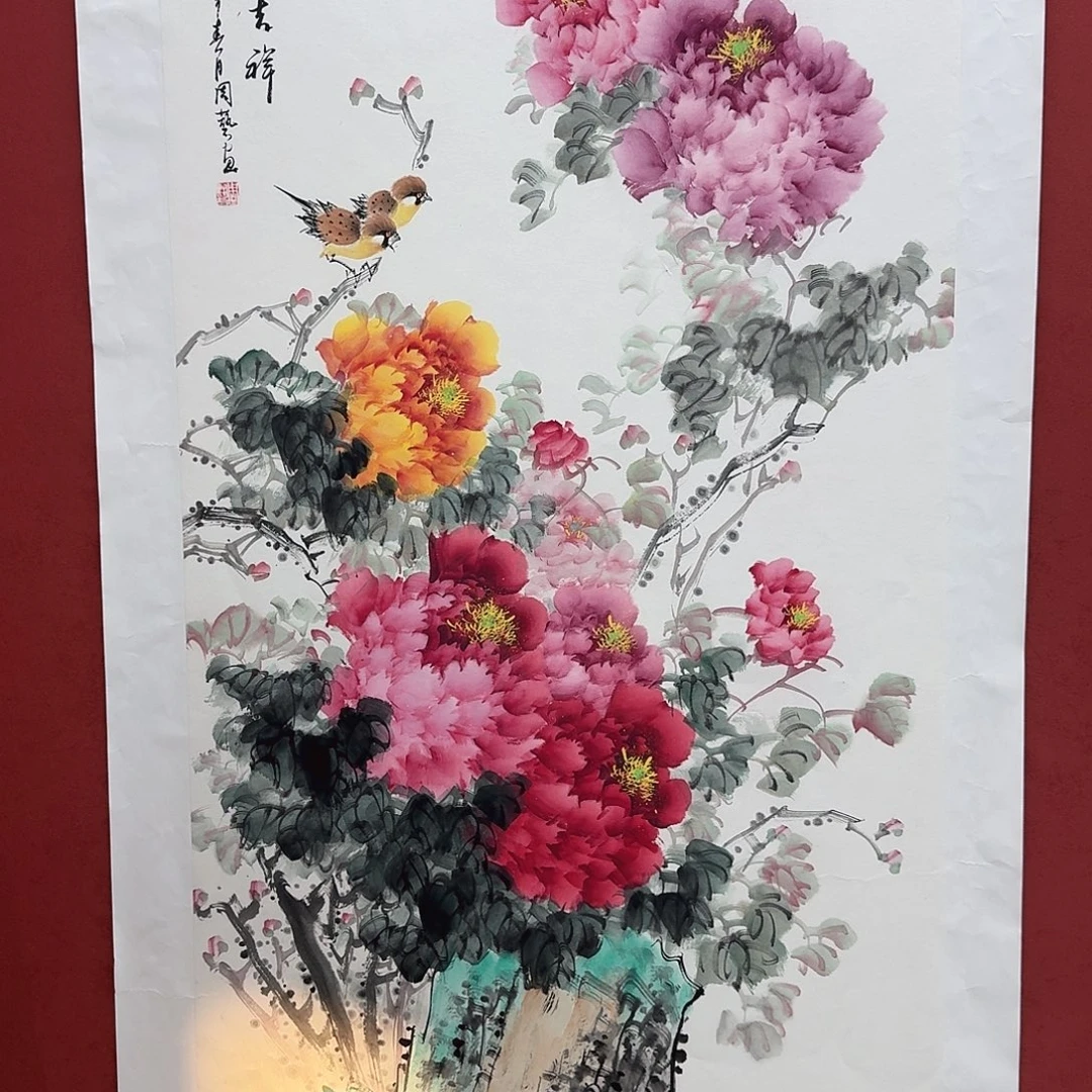 国画国画作品欣赏四尺