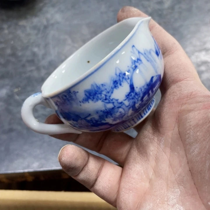 瓷片瓷制作工艺品摆件