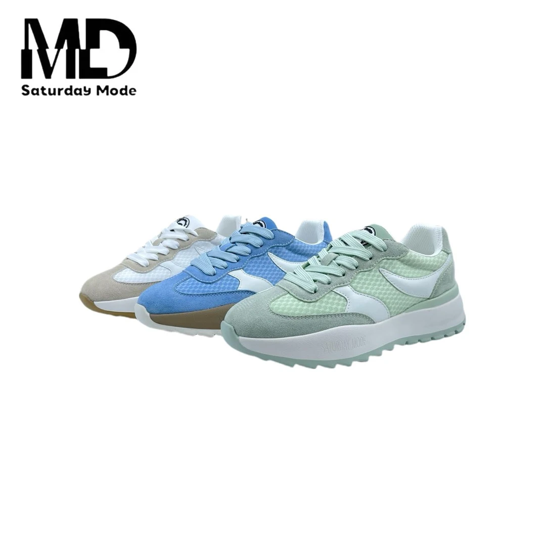 SATURDAYMODE休闲透气德训鞋夏季时尚休闲鞋女鞋2112E07