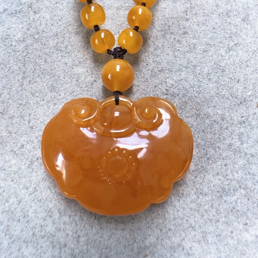 蜜蜡颈饰未镶嵌蜜蜡