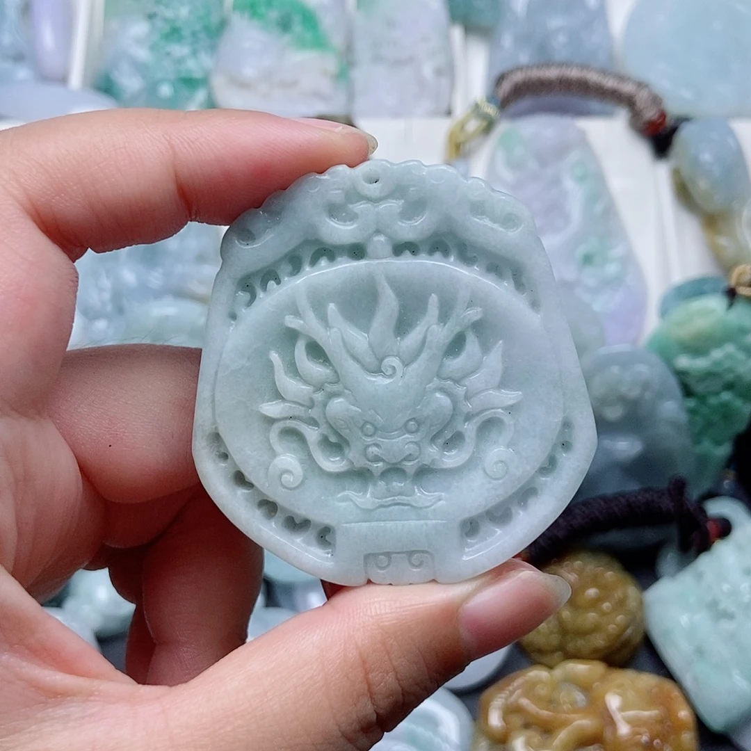 翡翠未镶嵌吊坠(不含链)翡翠