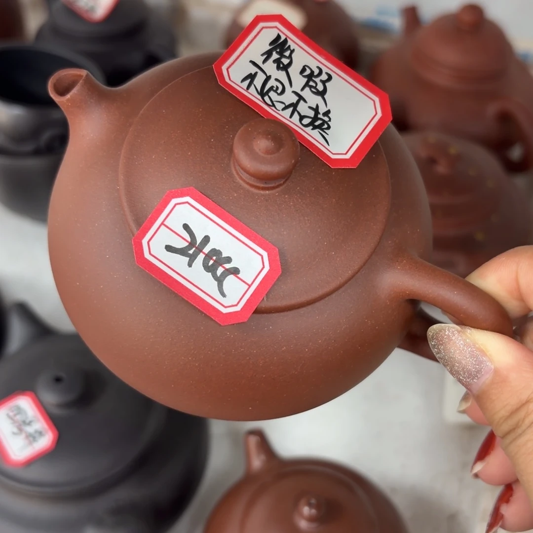 紫砂茶壶优秀！宜兴原矿底槽青