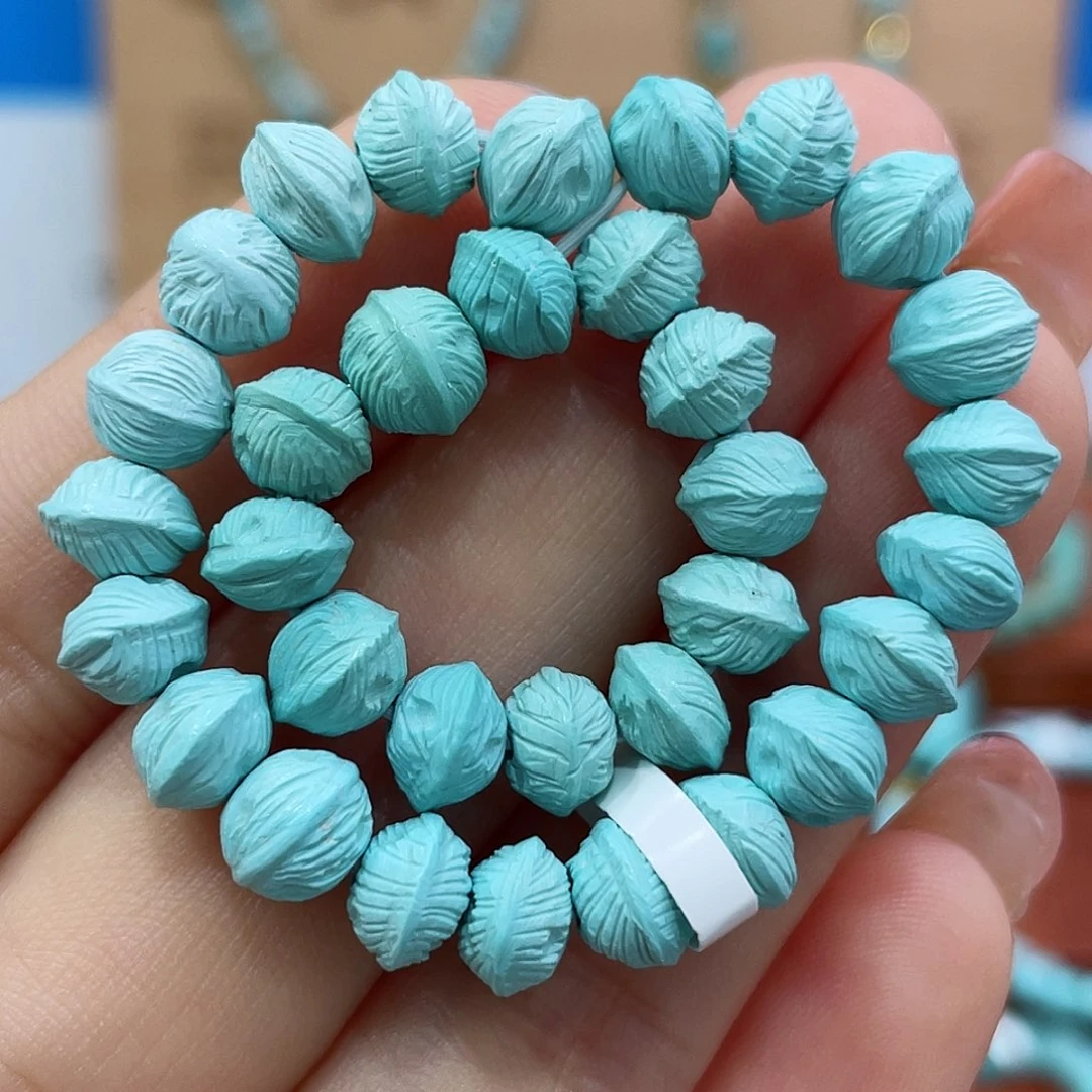 18K金镶嵌绿松石珠宝奇石