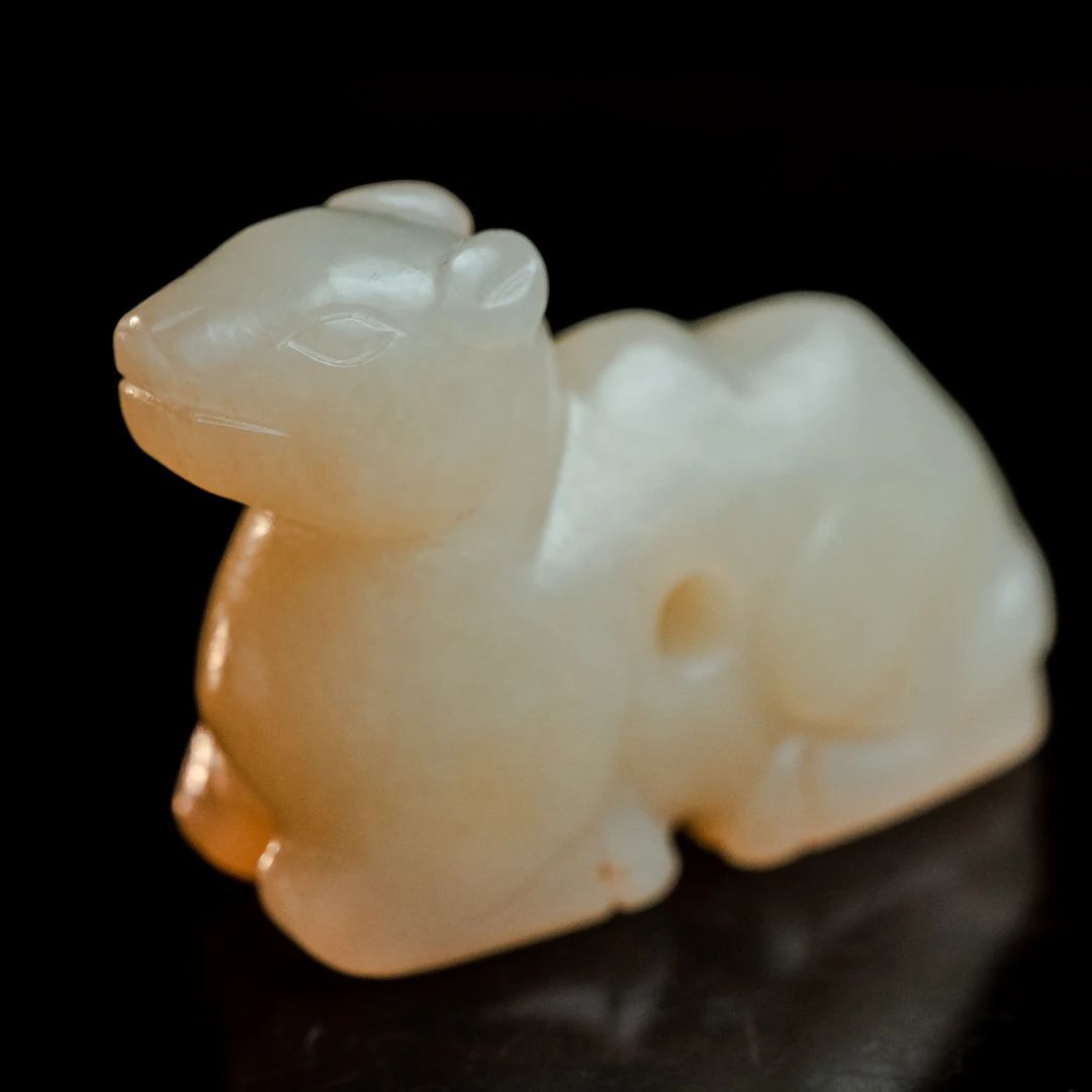 明代和田玉玉骆驼