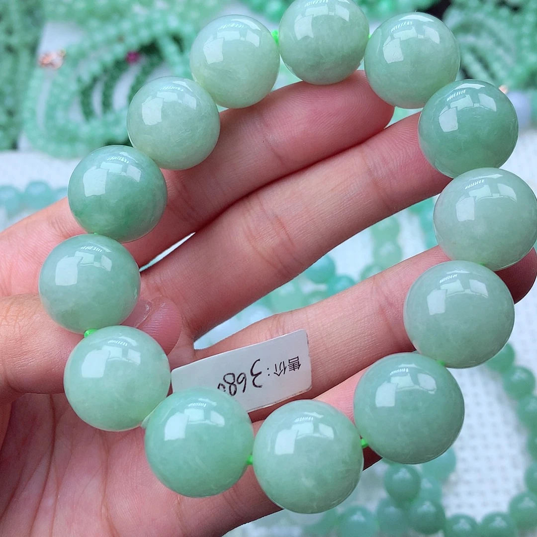 翡翠未镶嵌毛衣链