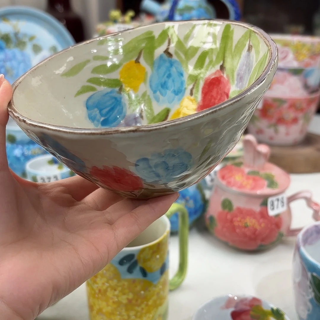 景德镇手绘高温釉下彩陶瓷茶具