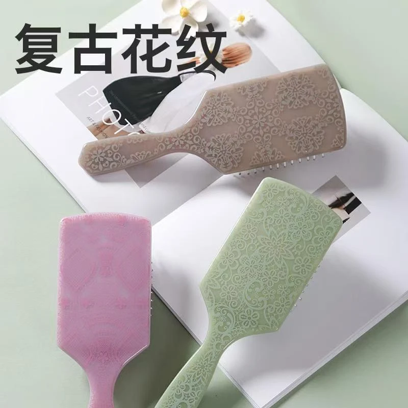 蓬松气垫梳长发梳高颅顶按摩梳头部按摩女士梳子