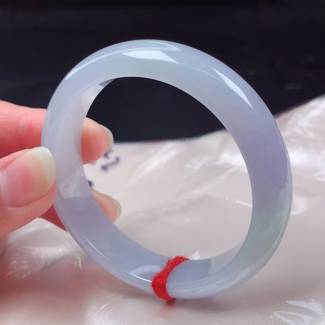 翡翠未镶嵌手镯52圈d5246