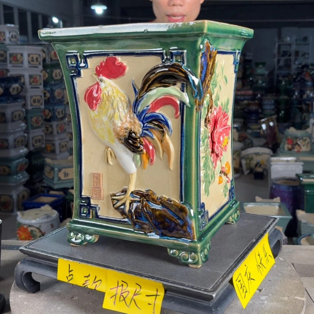 一风堂石湾花盆 内19*27