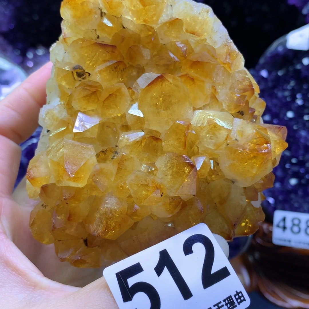 水晶摆件未镶嵌大牙