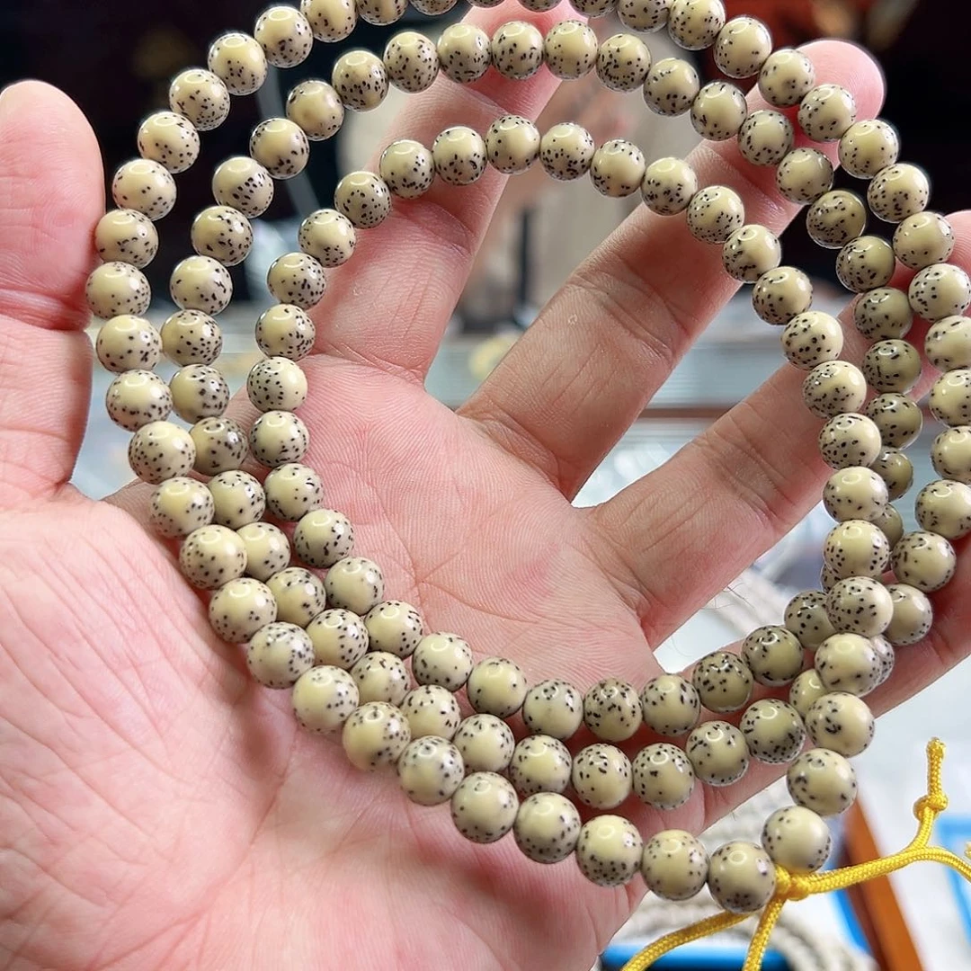 手串星月菩提8mm绿背