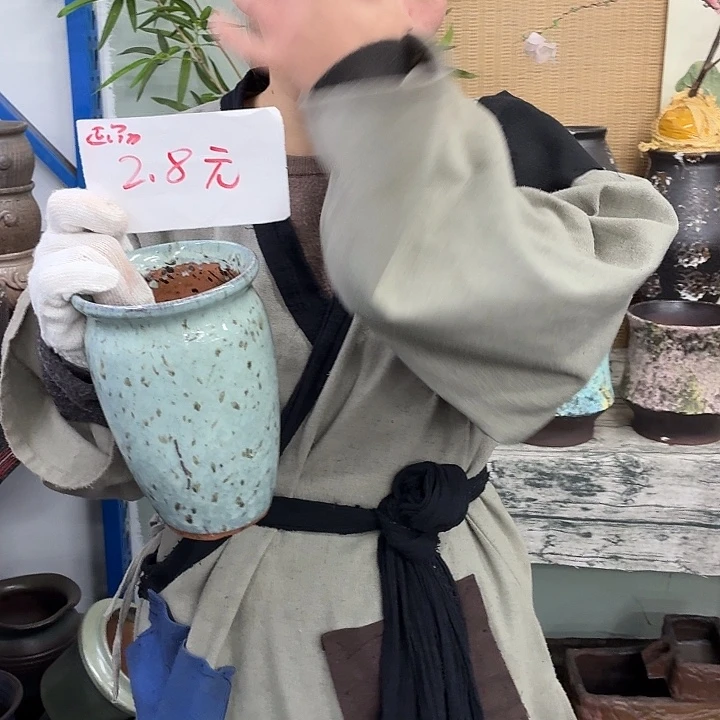 12×18-粗陶花盆有孔-买买买