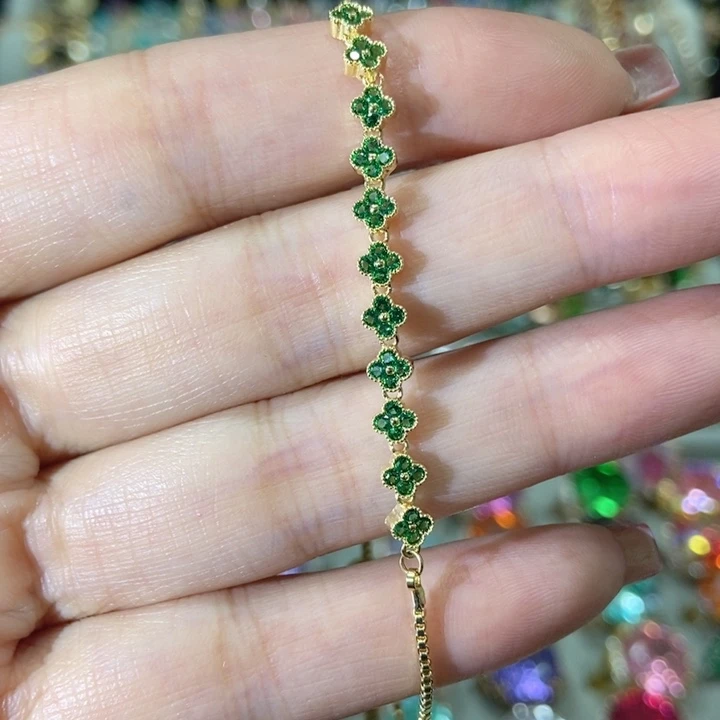 99锆石（处理）抽拉手链