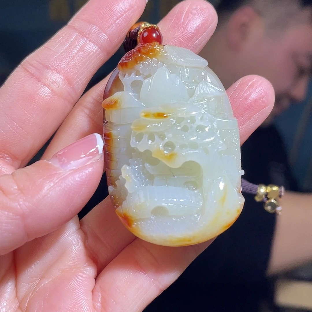 和田玉颈饰未镶嵌