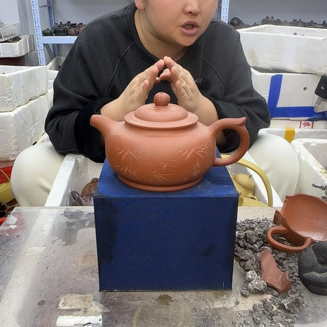 紫砂茶壶宜兴紫砂壶瑕疵处理