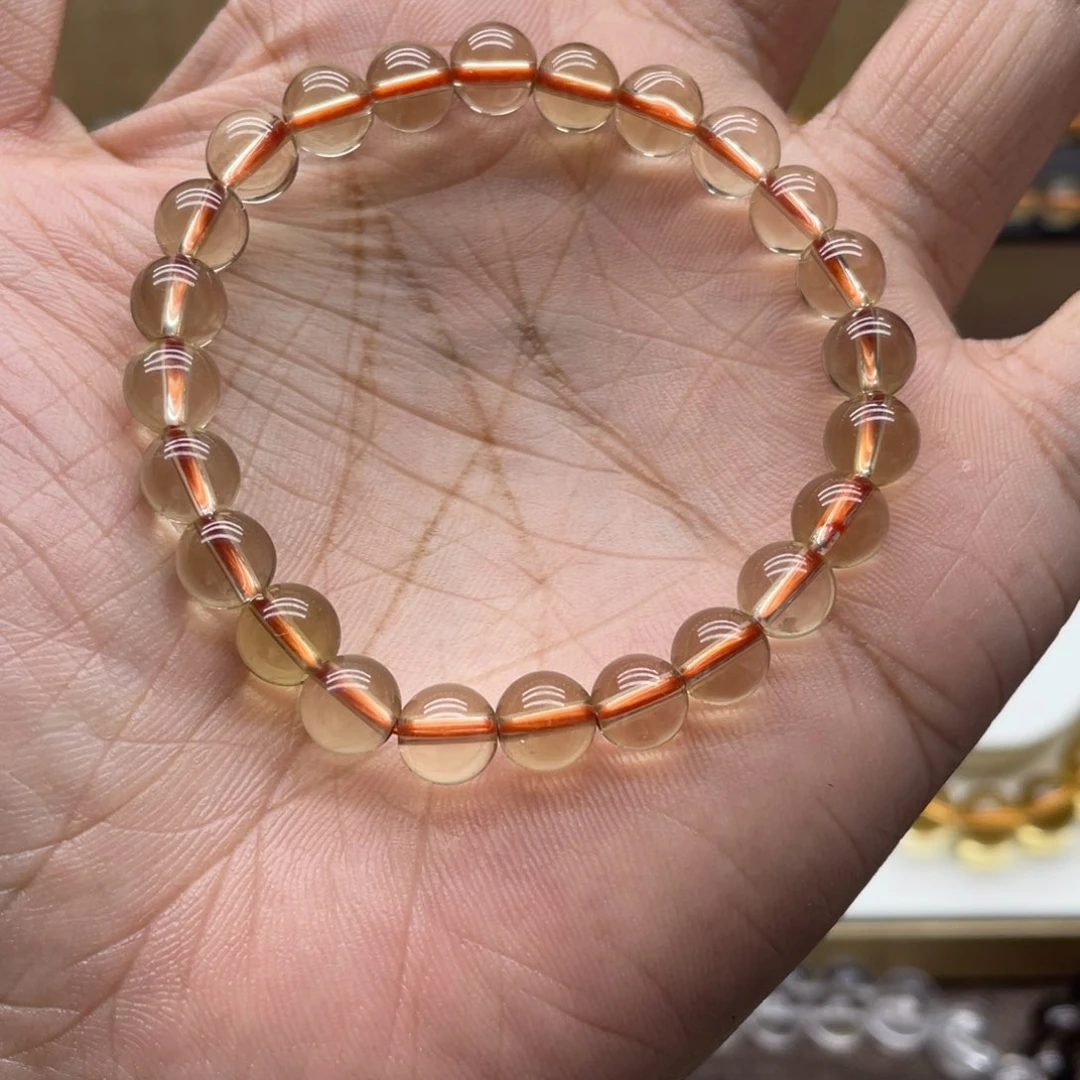 水晶手串未镶嵌黄水晶