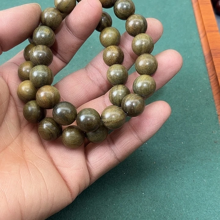 维腊木（绿檀）无事牌5.88手串手链