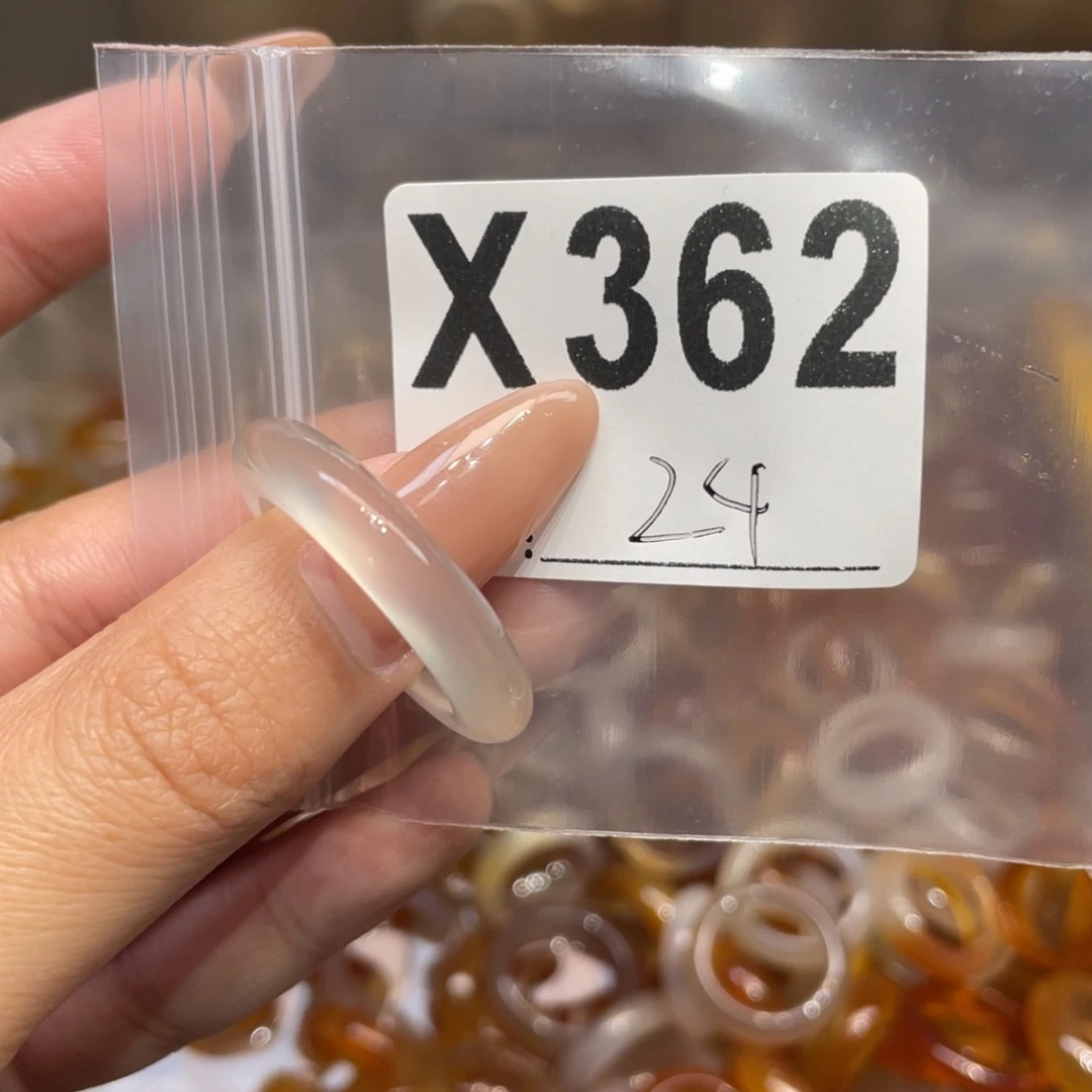 玛瑙/玉髓未镶嵌戒指362