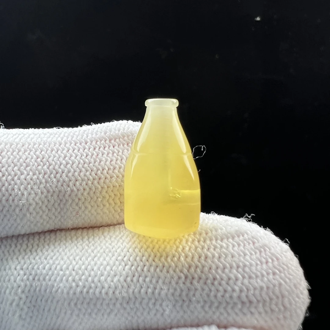 R3059天然原矿蜜蜡 三通 10x19.3mm 1.1克 支持复检假一罚四