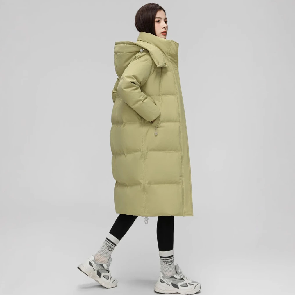 波司断码联名中长款羽绒服女款女士冬季韩版新款保暖羽绒服